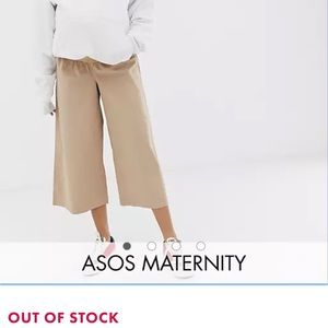 ASOS DESIGN Maternity culotte with under bump band